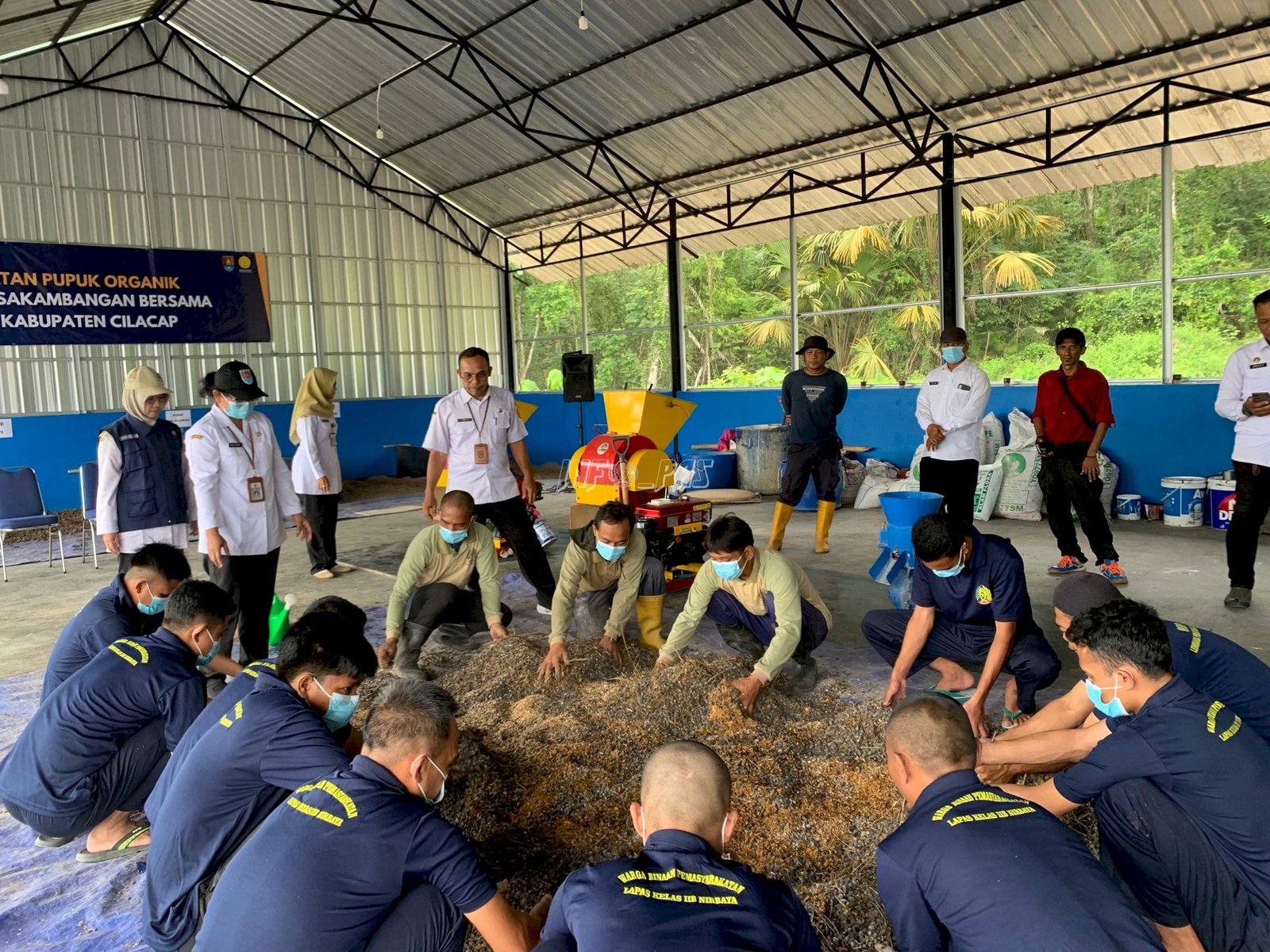 Warga Binaan Nusakambangan Dilatih Mengolah Pupuk Organik Bersama Unsoed